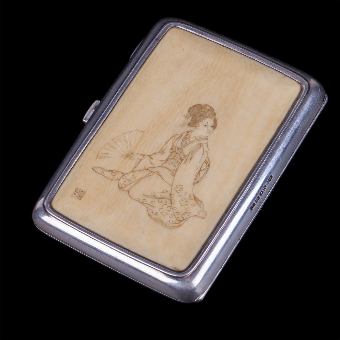 Antique Finland silver cigarette case. — image 3