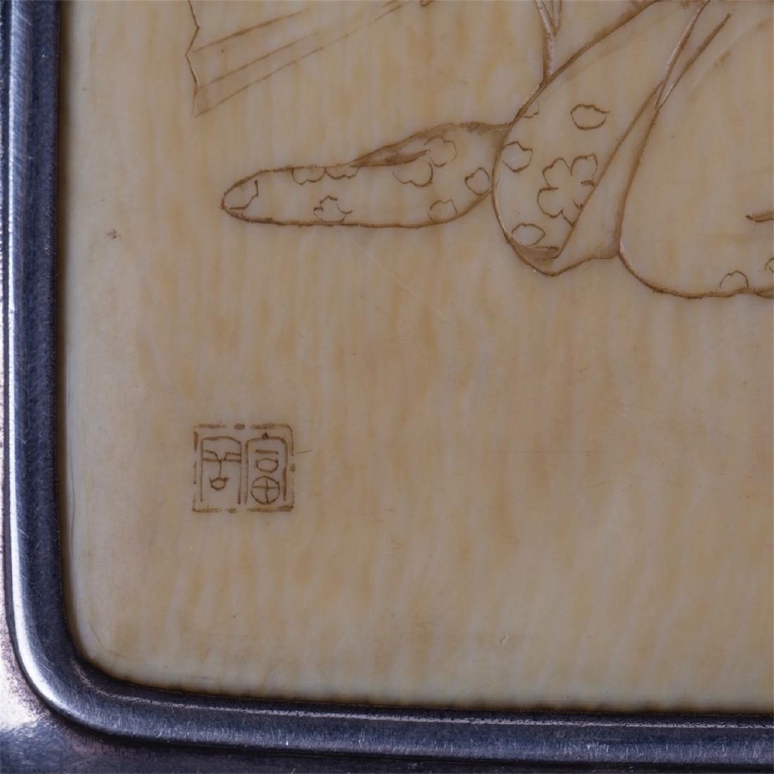 Antique Finland silver cigarette case. — image 4