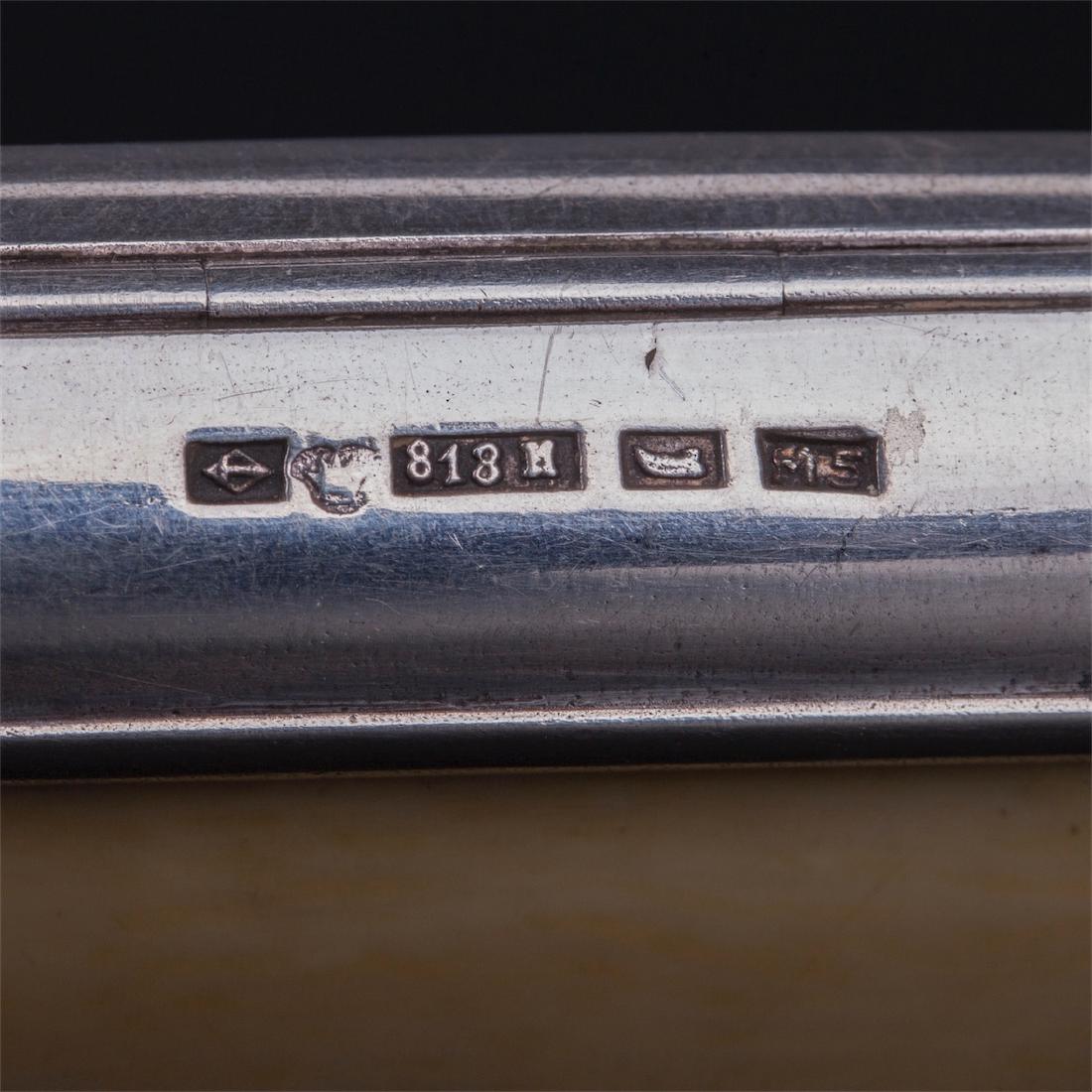 Antique Finland silver cigarette case. — image 5