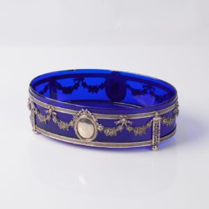 Antique French silver fruit bowl — image 2