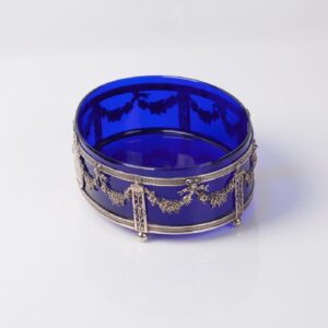Antique French silver fruit bowl — image 3