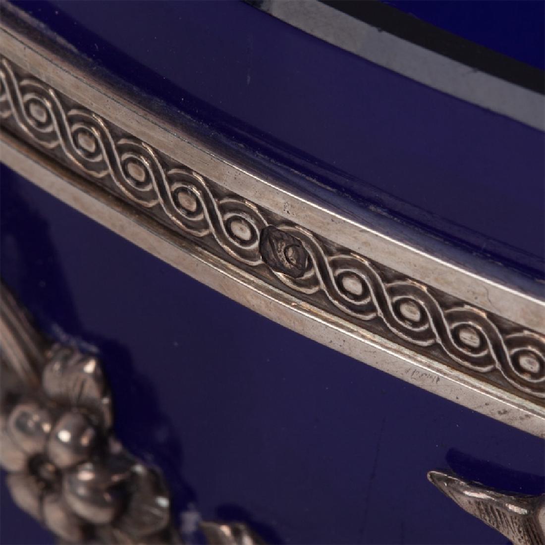 Antique French silver fruit bowl — image 4
