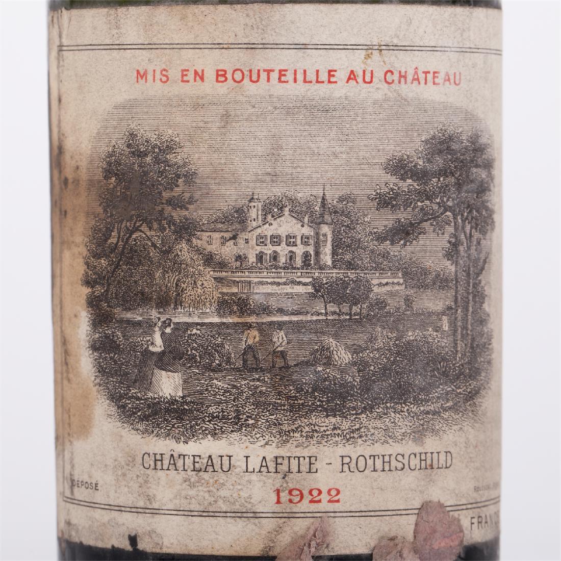 Chateau Lafite Rothschild 1922 small bottle — image 2