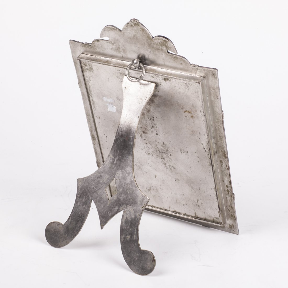 Antique photo frame with beautiful blue hot enamel — image 4