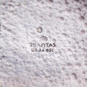 Vintage Zolotas Greek silver vase — image 4