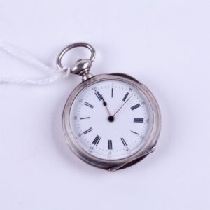 Open face silver Echapt pocket. — image 1