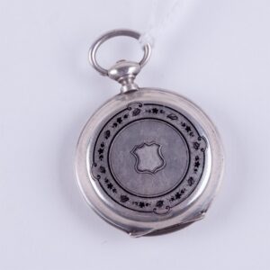 Open face silver Echapt pocket. — image 2