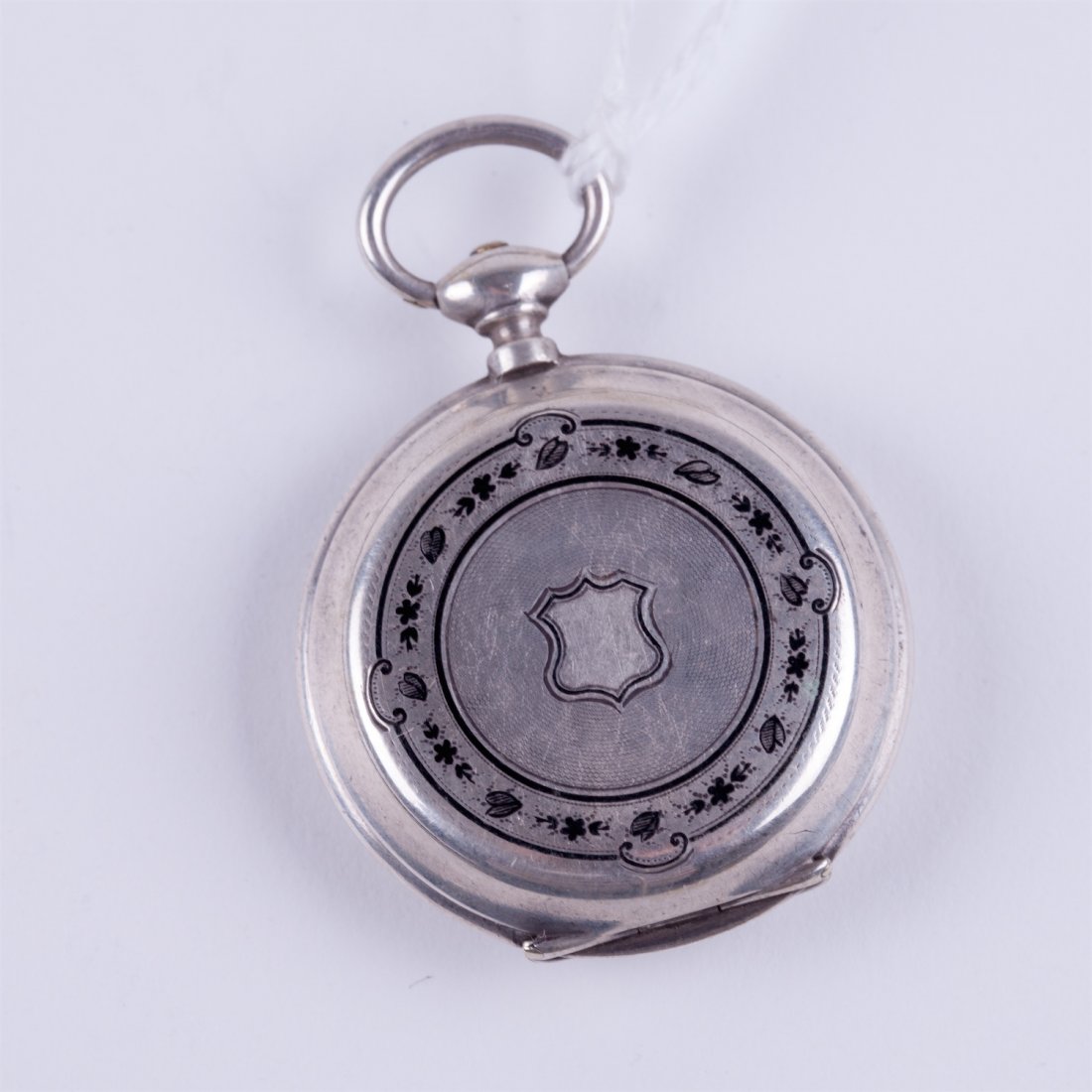 Open face silver Echapt pocket. — image 2