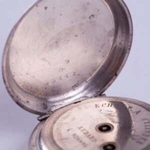 Open face silver Echapt pocket. — image 3