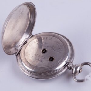 Open face silver Echapt pocket. — image 4