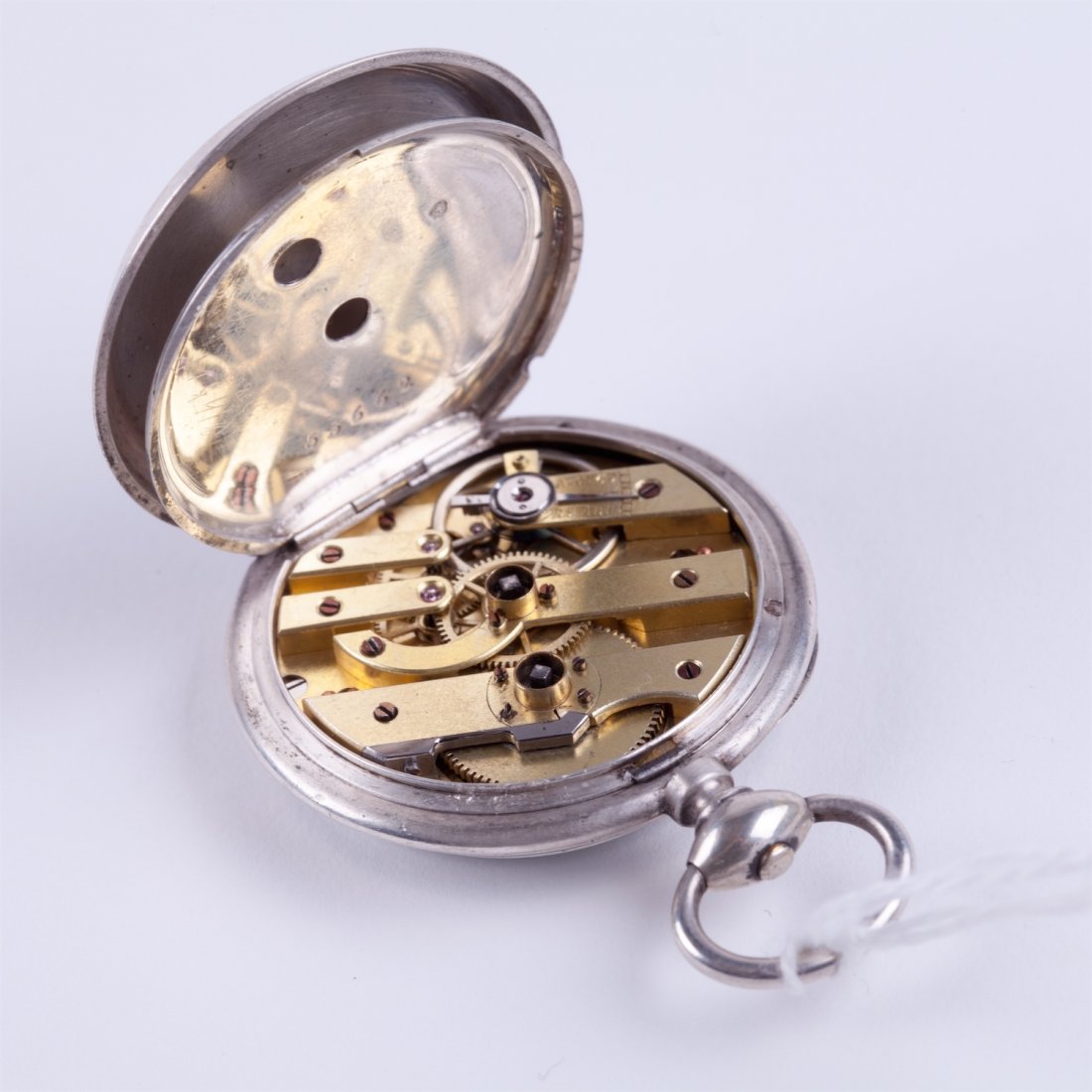 Open face silver Echapt pocket. — image 6