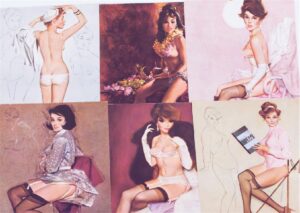 Vintage erotic calendar for Year 1966. Fritz WILLIS — image 3