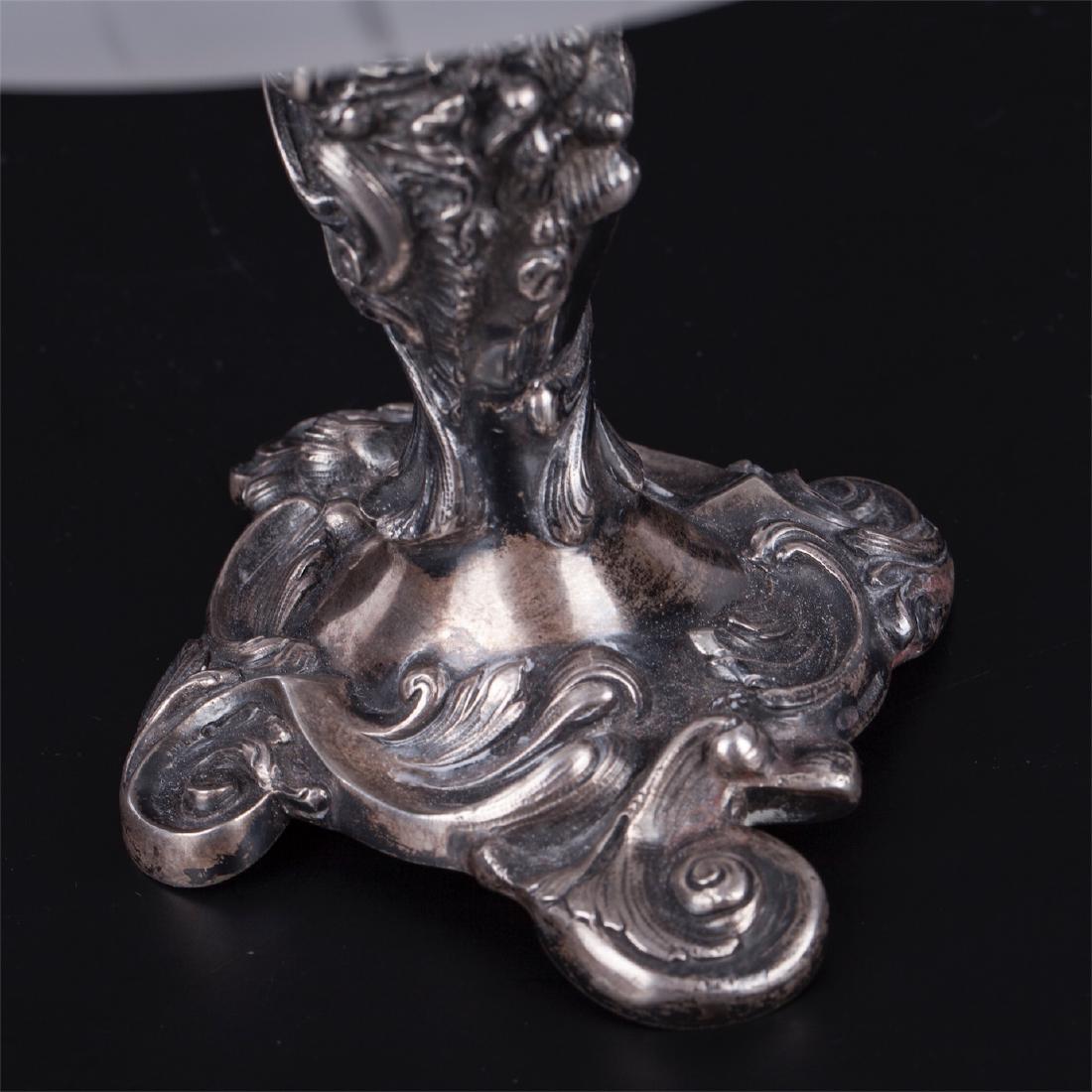 Imperial Russian candy bowl on leg. Kurlykov — image 2