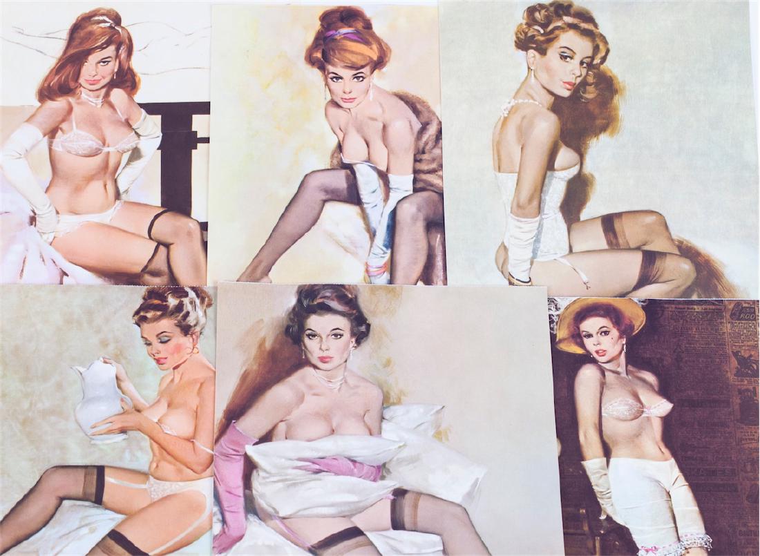 Vintage erotic calendar for Year 1968. Fritz WILLIS — image 3
