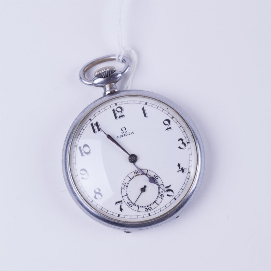 Open face pocket watch Omega — image 1