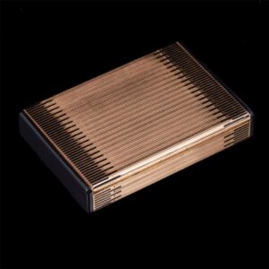 Cartier gold and enamel vanity case — image 2