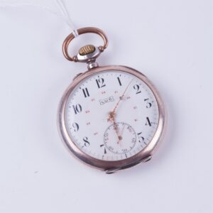 Open fase silver pocket watch L.U.C. — image 1