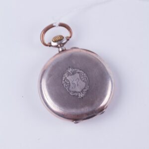 Open fase silver pocket watch L.U.C. — image 2