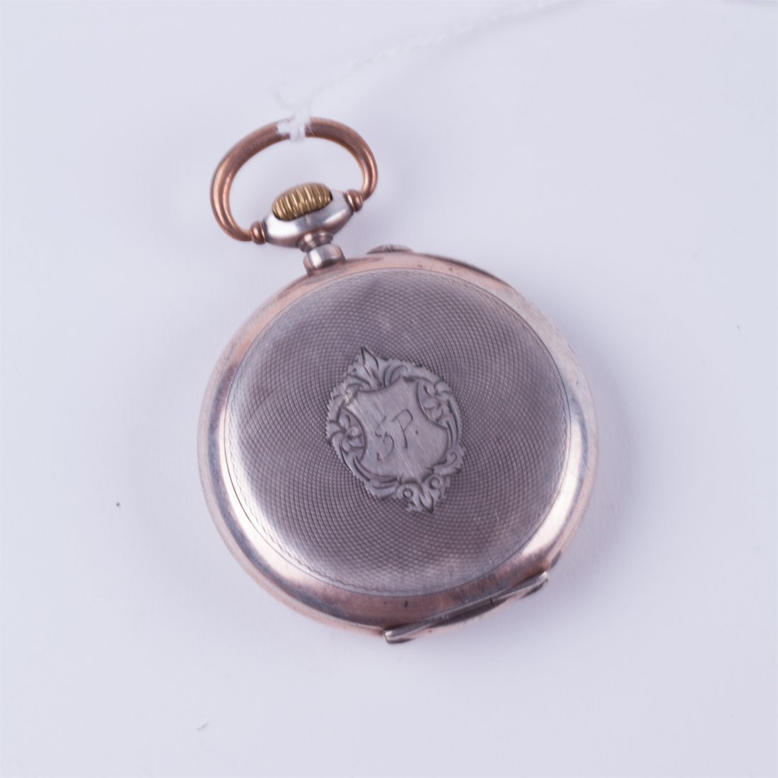 Open fase silver pocket watch L.U.C. — image 2