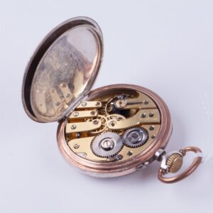 Open fase silver pocket watch L.U.C. — image 4