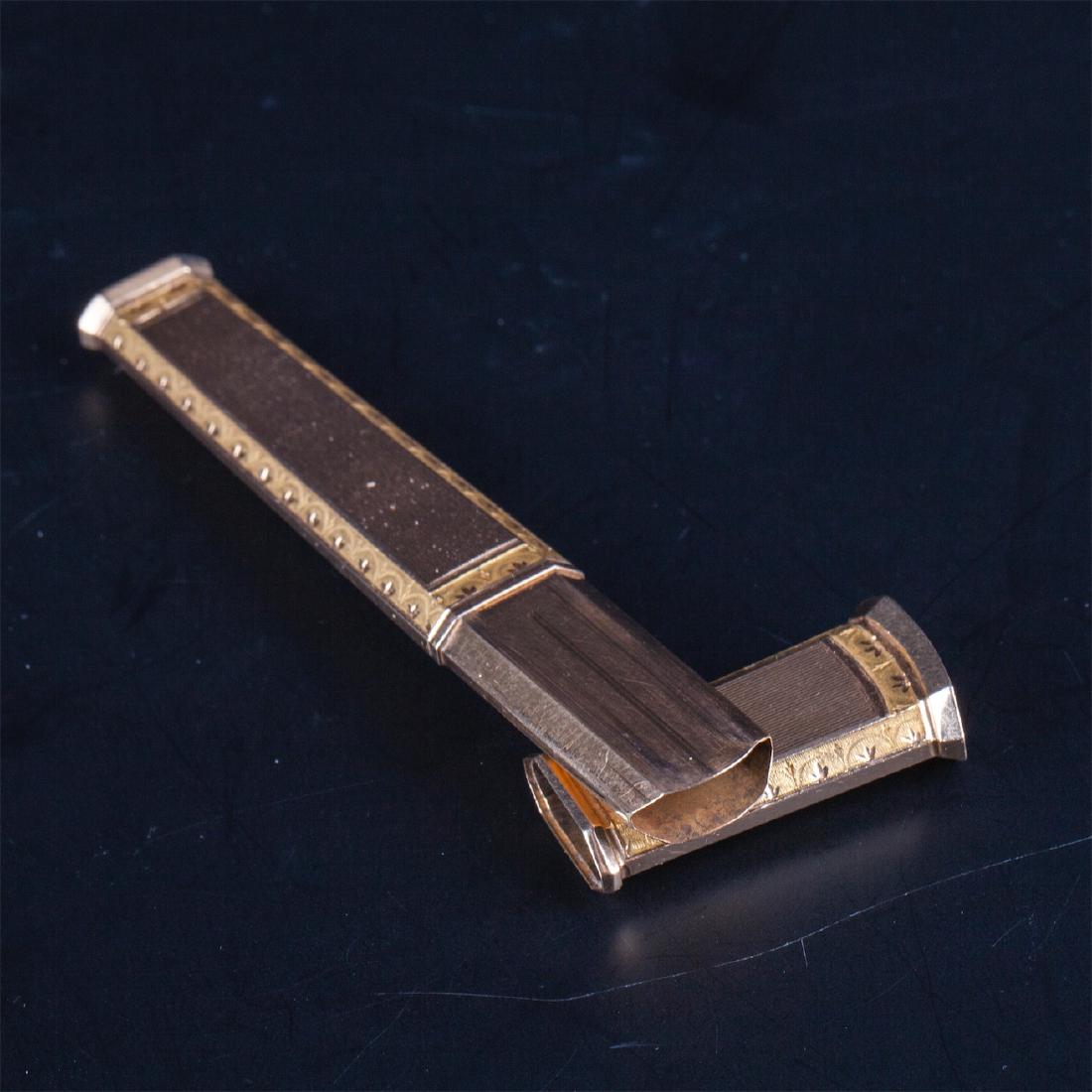 French gold 18K needle case (Etui) — image 3