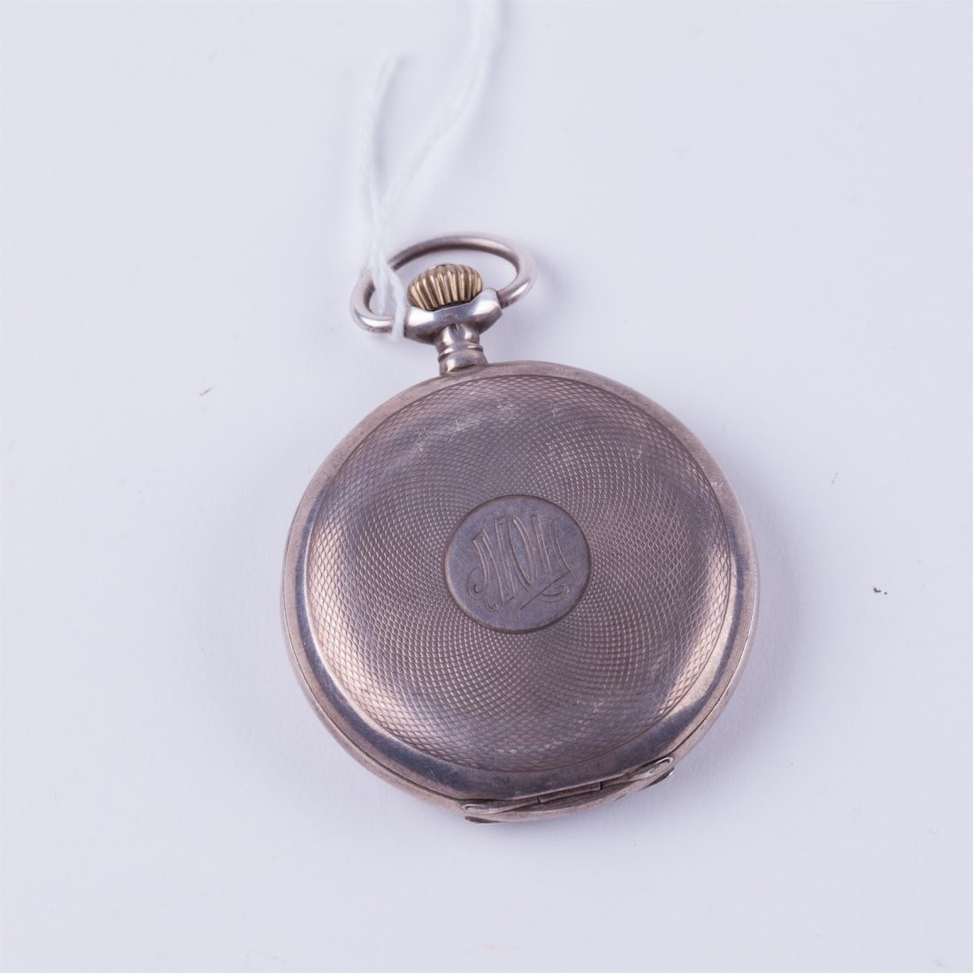 Hunting case silver pocket watch Omega. — image 2