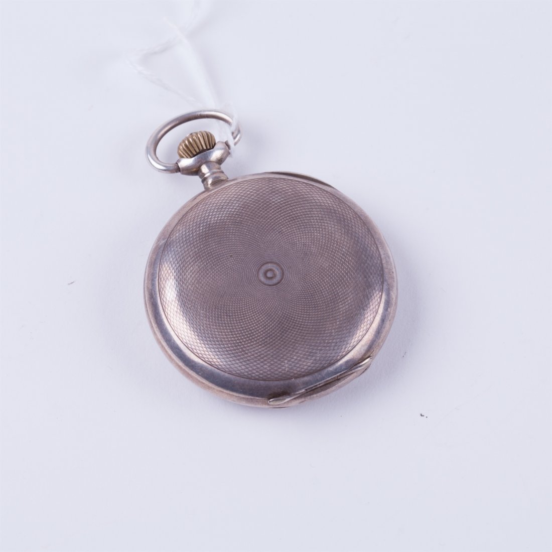 Hunting case silver pocket watch Omega. — image 3