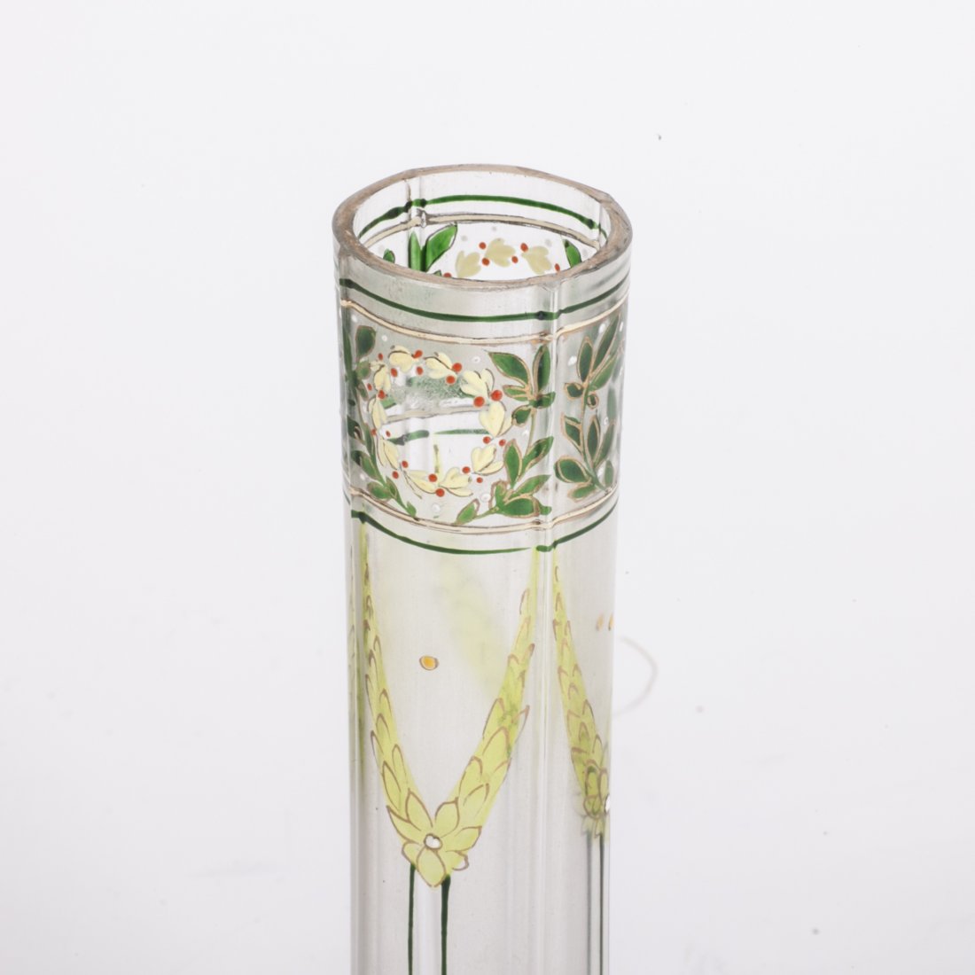 Antique French vase with beautiful painting on the — image 2
