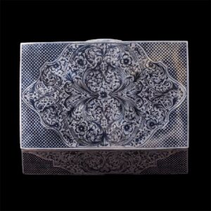 Imperial Russian silver niello box — image 2