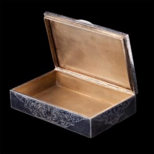 Imperial Russian silver niello box — image 3