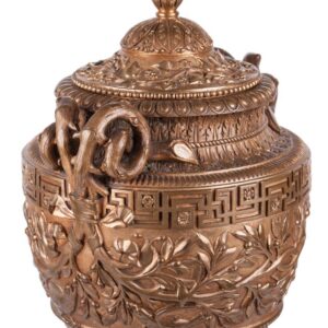 Impressive Italian bronze vase by B. Bochetti — image 2