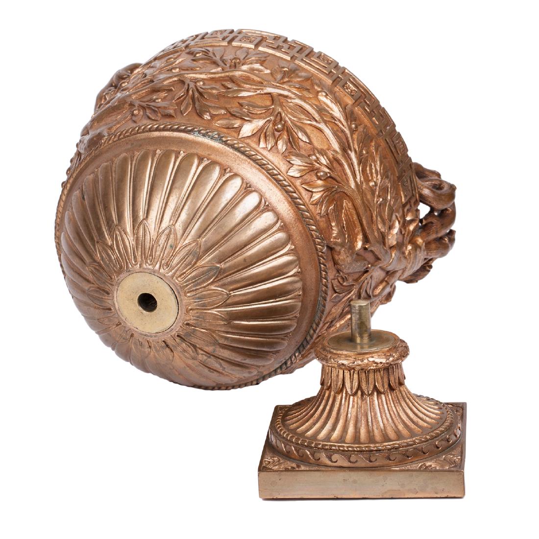 Impressive Italian bronze vase by B. Bochetti — image 5