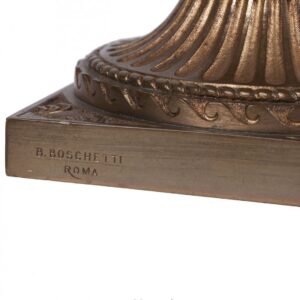 Impressive Italian bronze vase by B. Bochetti — image 6