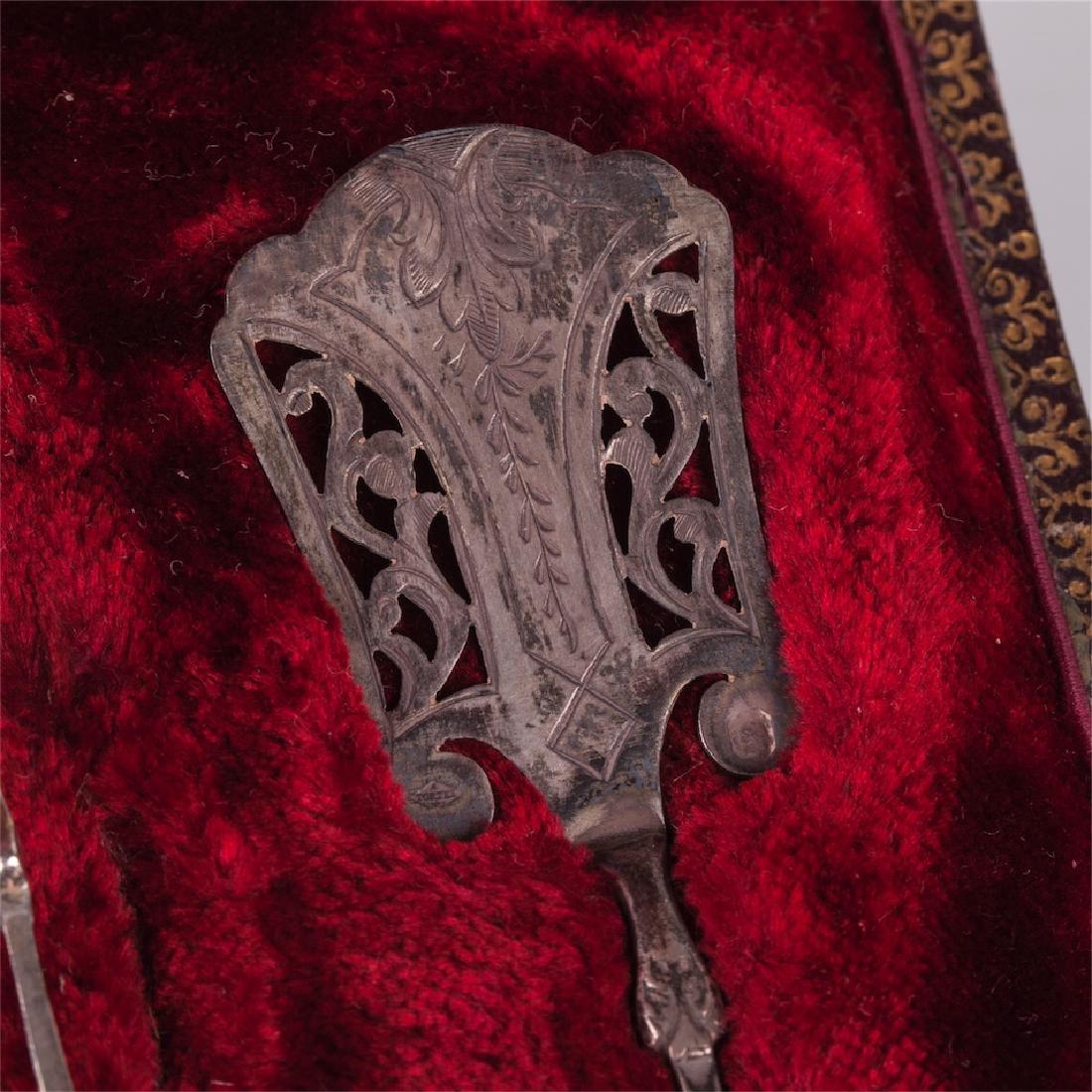 Antique French silver serving set of 6 pieces — image 2