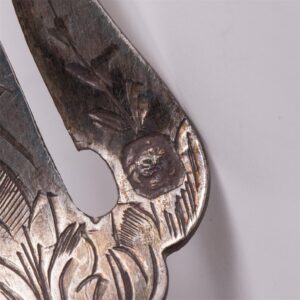 Antique French silver serving set of 6 pieces — image 7