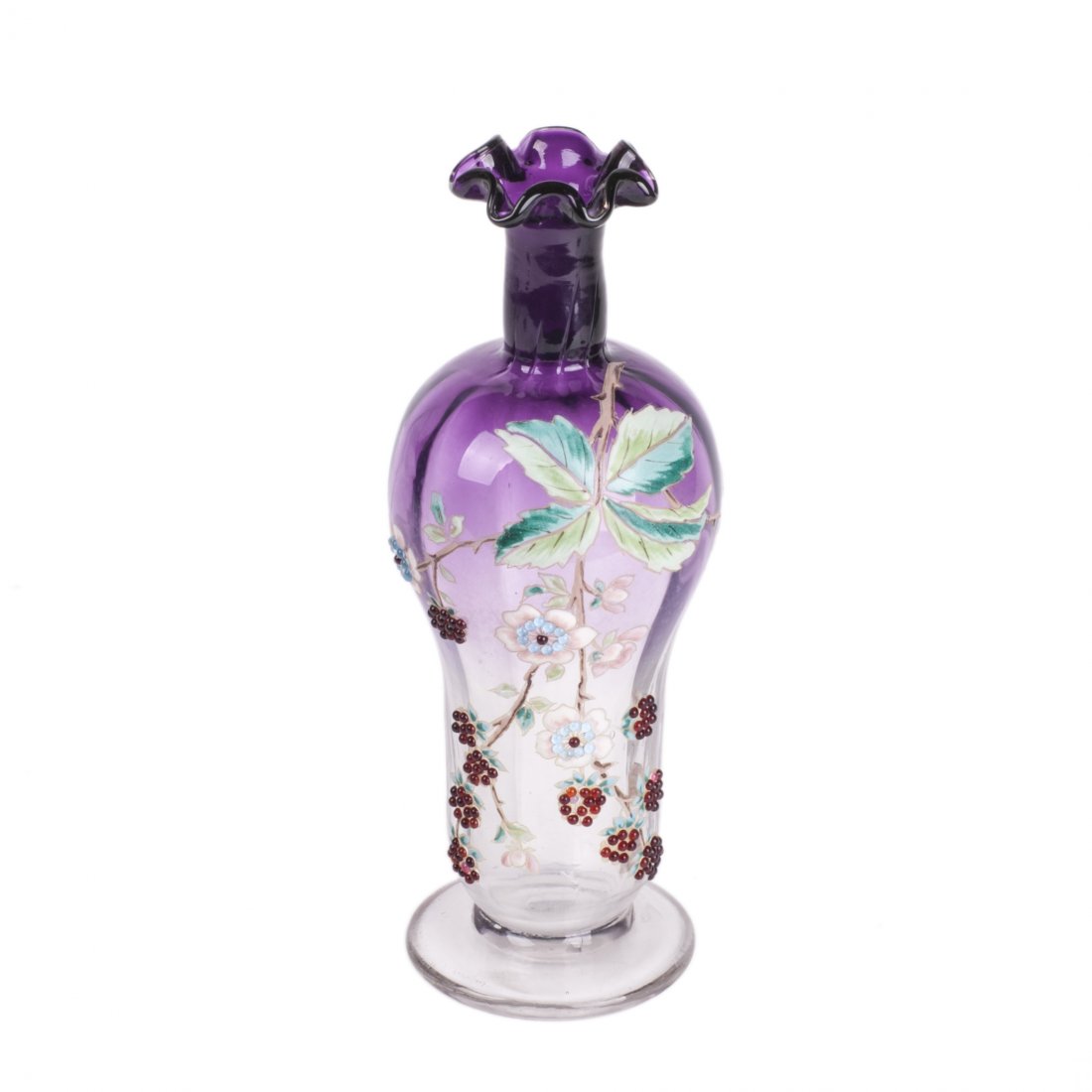 Antique French vase with beautiful painting on the — image 1