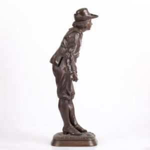 "Pas de Chance" bronze sculpture by Steiner — image 11