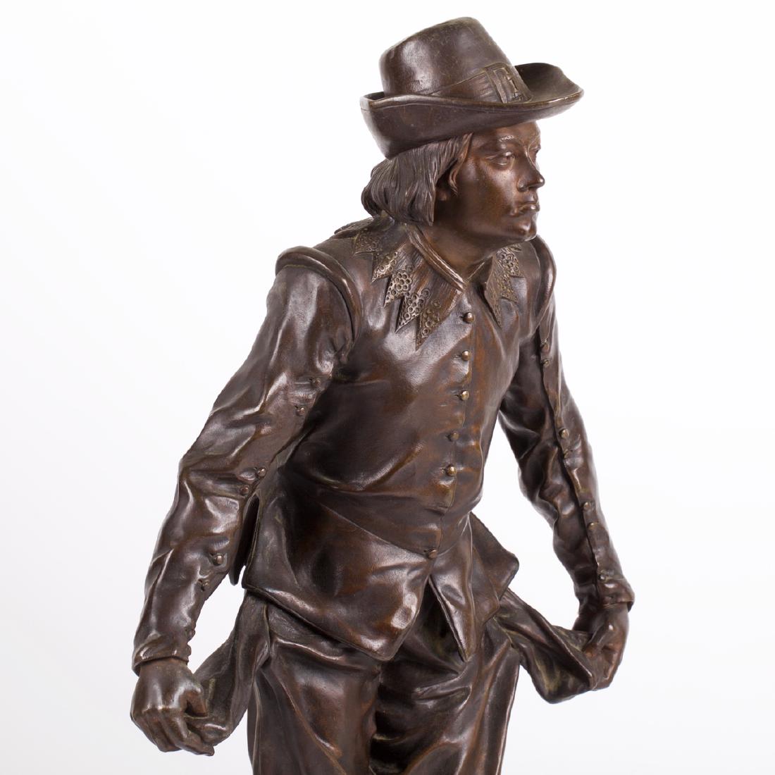 "Pas de Chance" bronze sculpture by Steiner — image 12