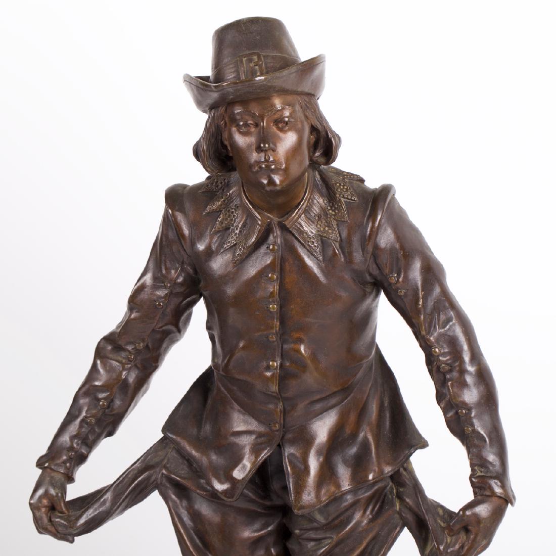 "Pas de Chance" bronze sculpture by Steiner — image 2