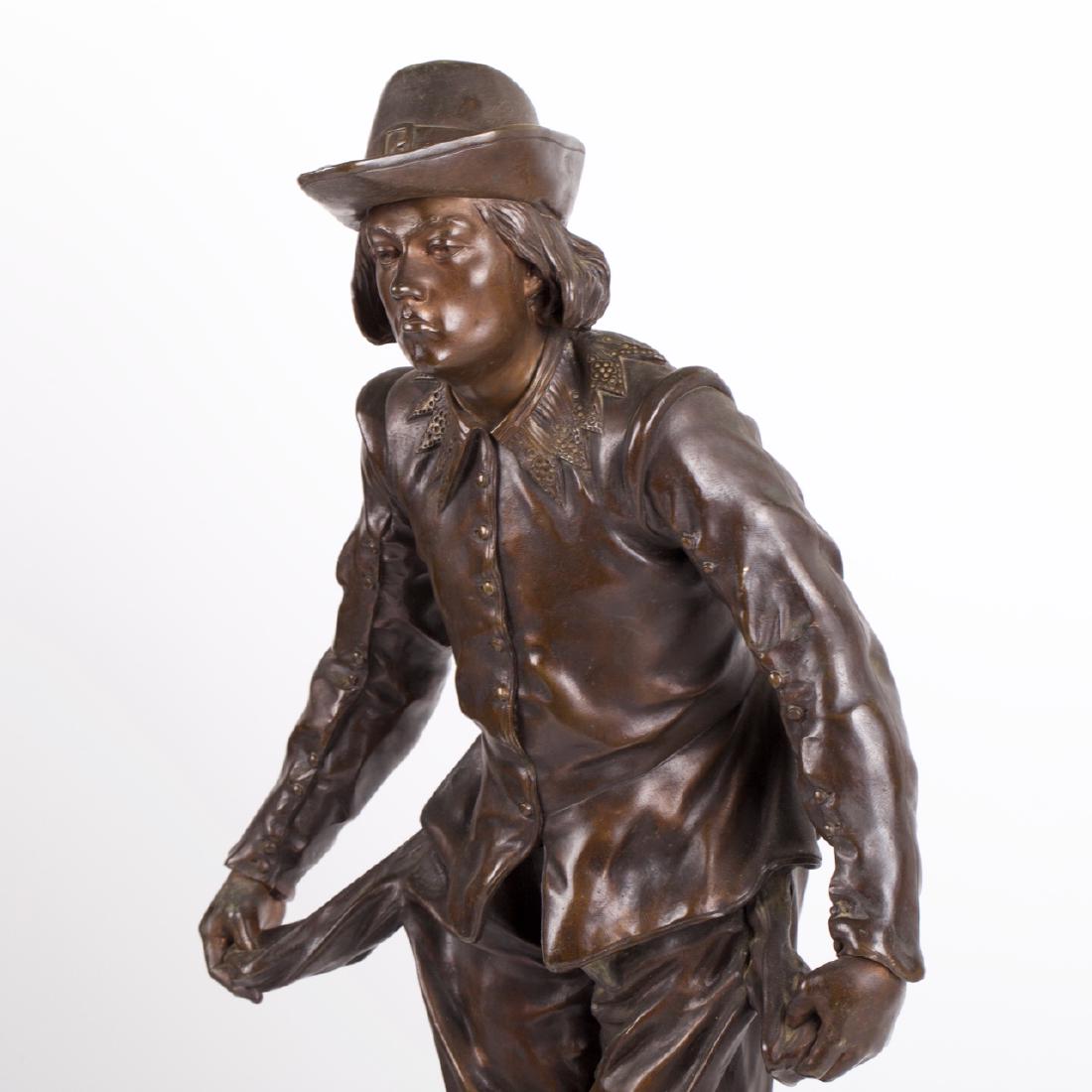 "Pas de Chance" bronze sculpture by Steiner — image 4
