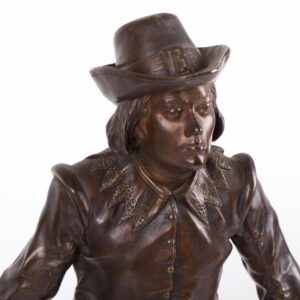 "Pas de Chance" bronze sculpture by Steiner — image 5