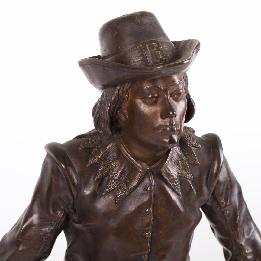 "Pas de Chance" bronze sculpture by Steiner — image 5