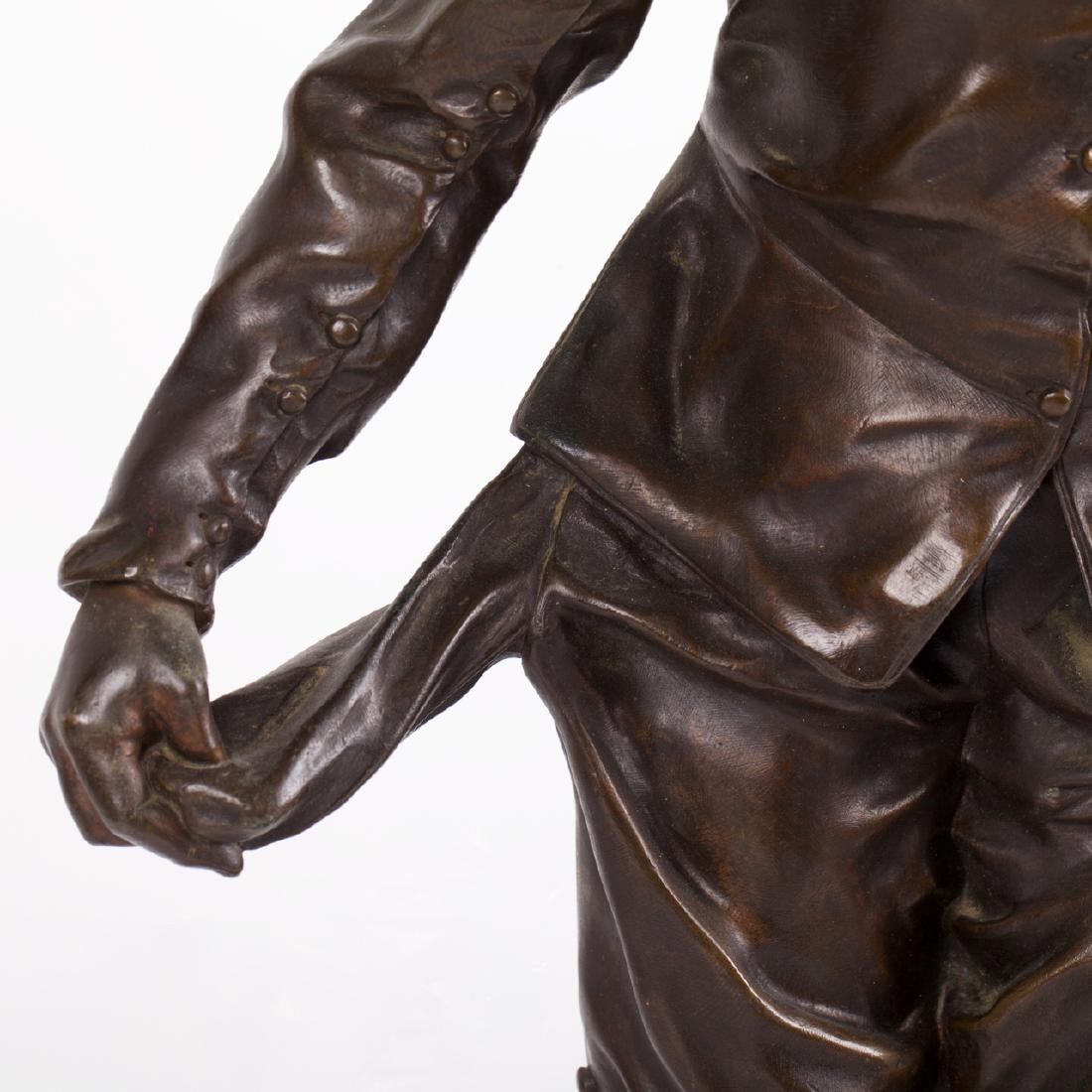 "Pas de Chance" bronze sculpture by Steiner — image 6