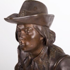 "Pas de Chance" bronze sculpture by Steiner — image 8
