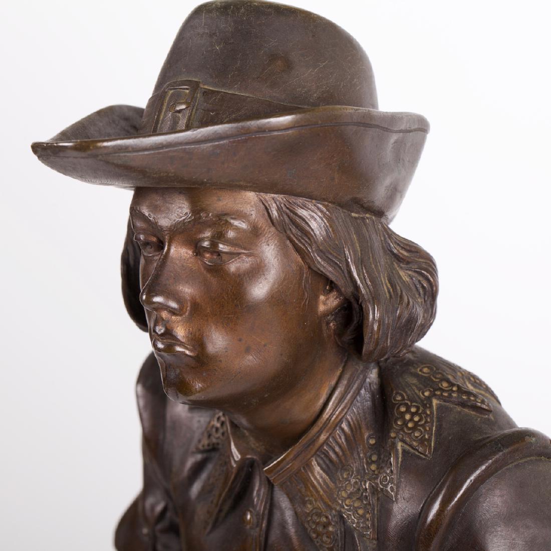 "Pas de Chance" bronze sculpture by Steiner — image 8