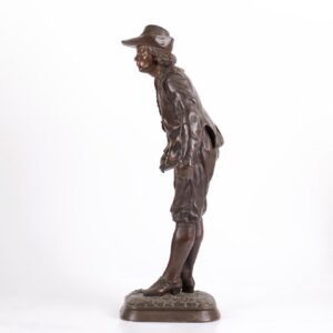 "Pas de Chance" bronze sculpture by Steiner — image 9