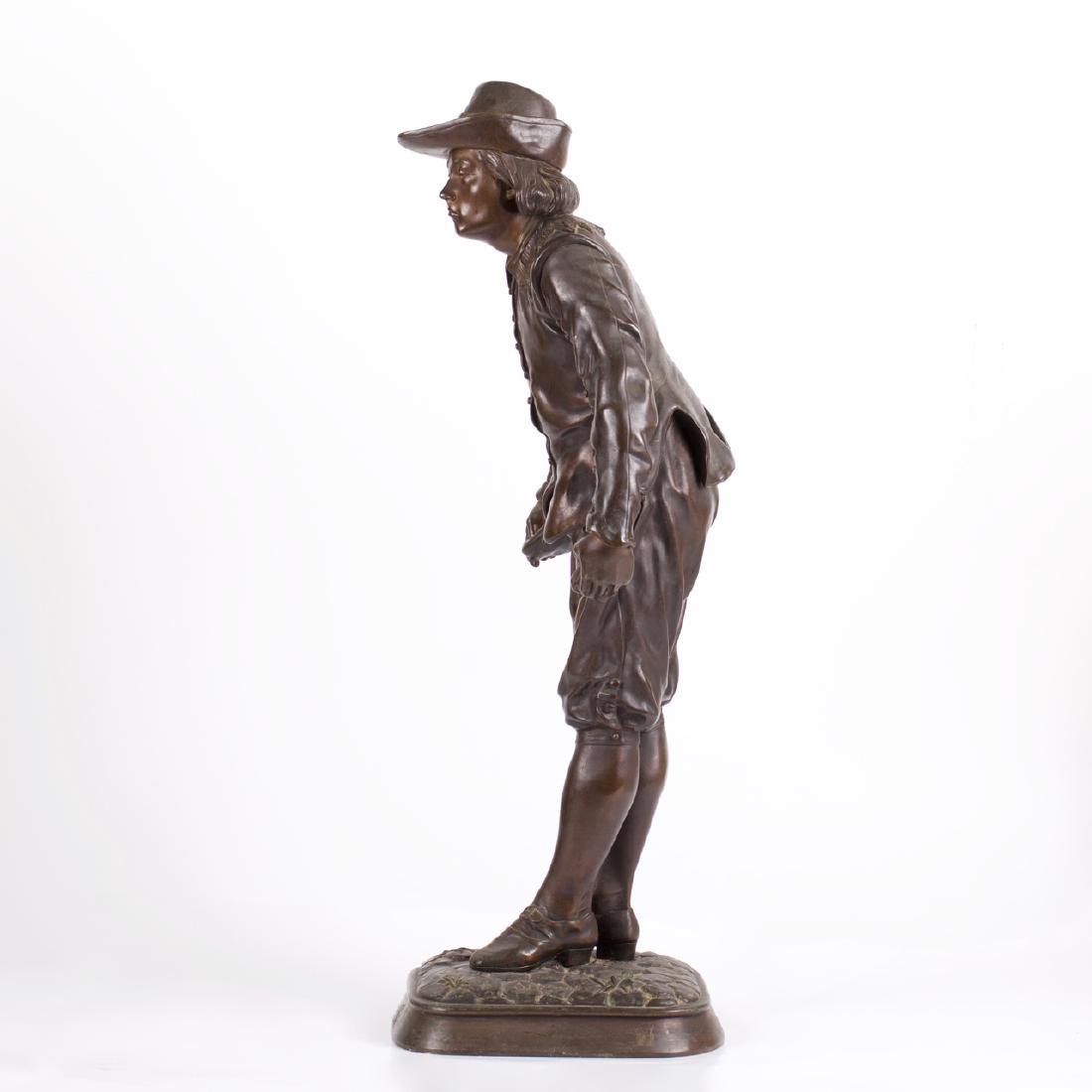 "Pas de Chance" bronze sculpture by Steiner — image 9