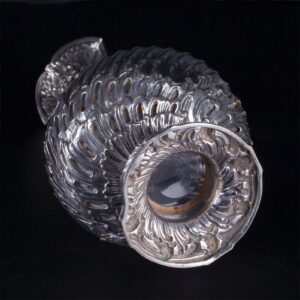Antique French silver mounted decanter — image 7