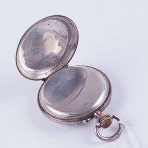 German "Union Glashutte" silver pocket watch. — image 3