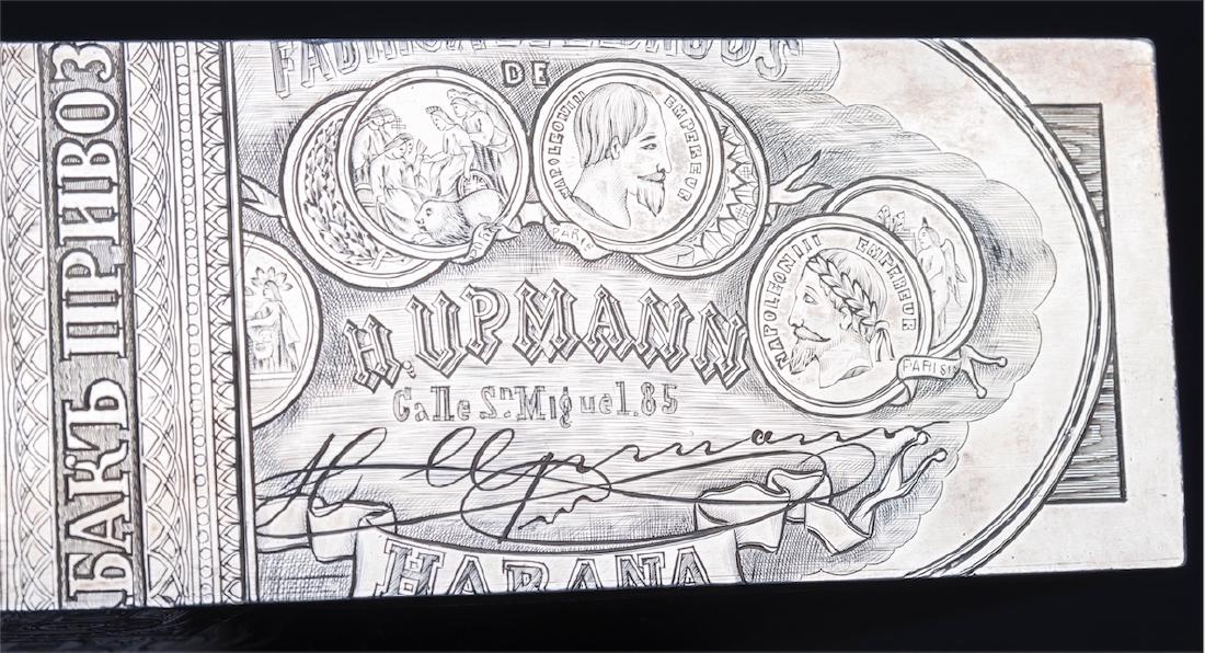 Russian Imperial silver cigar box. Ovchinnikov — image 6